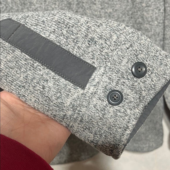 Patagonia Men's Gray Fleece lined Shirt Jacket medium - Picture 5 of 15